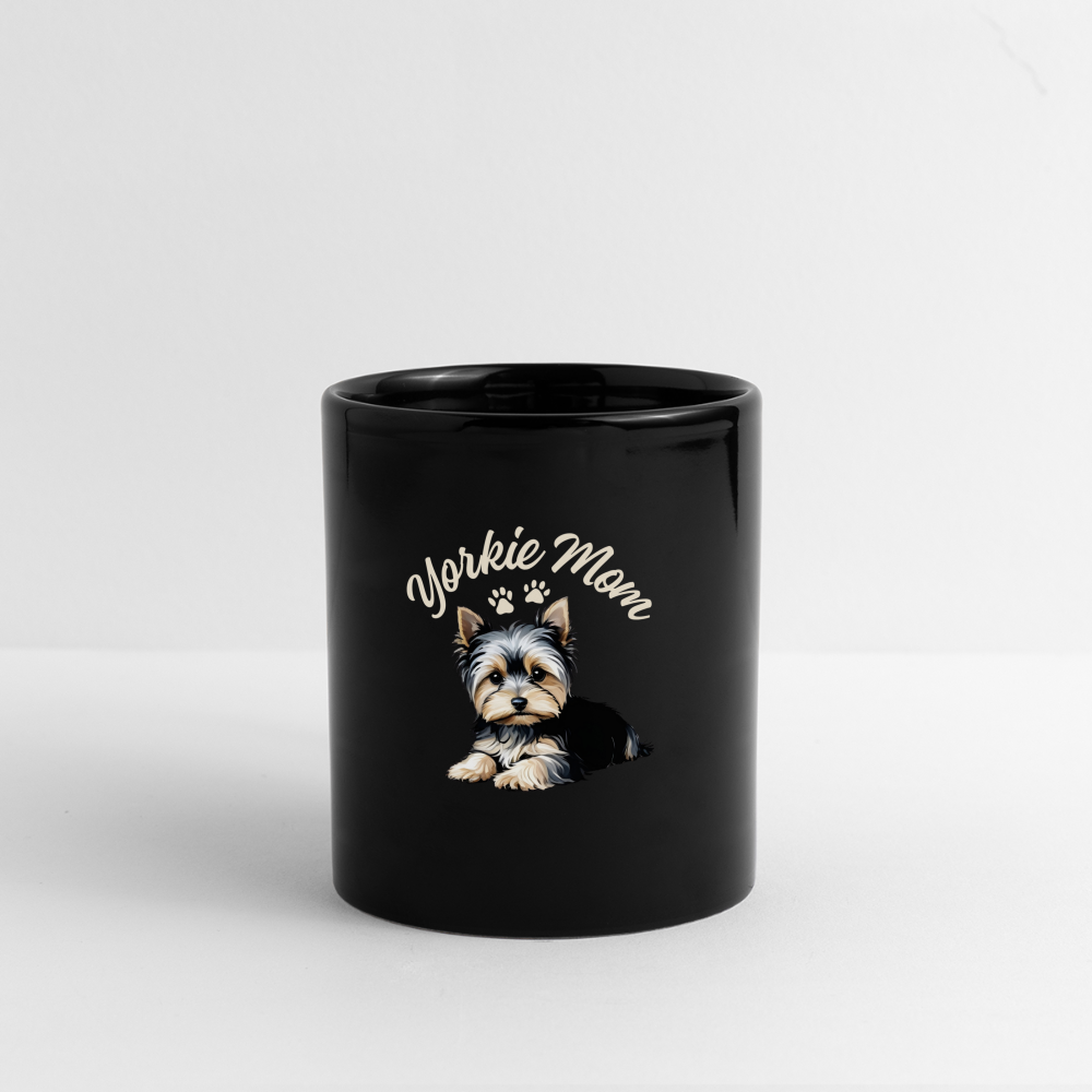 Yorkie Mom Mug - black