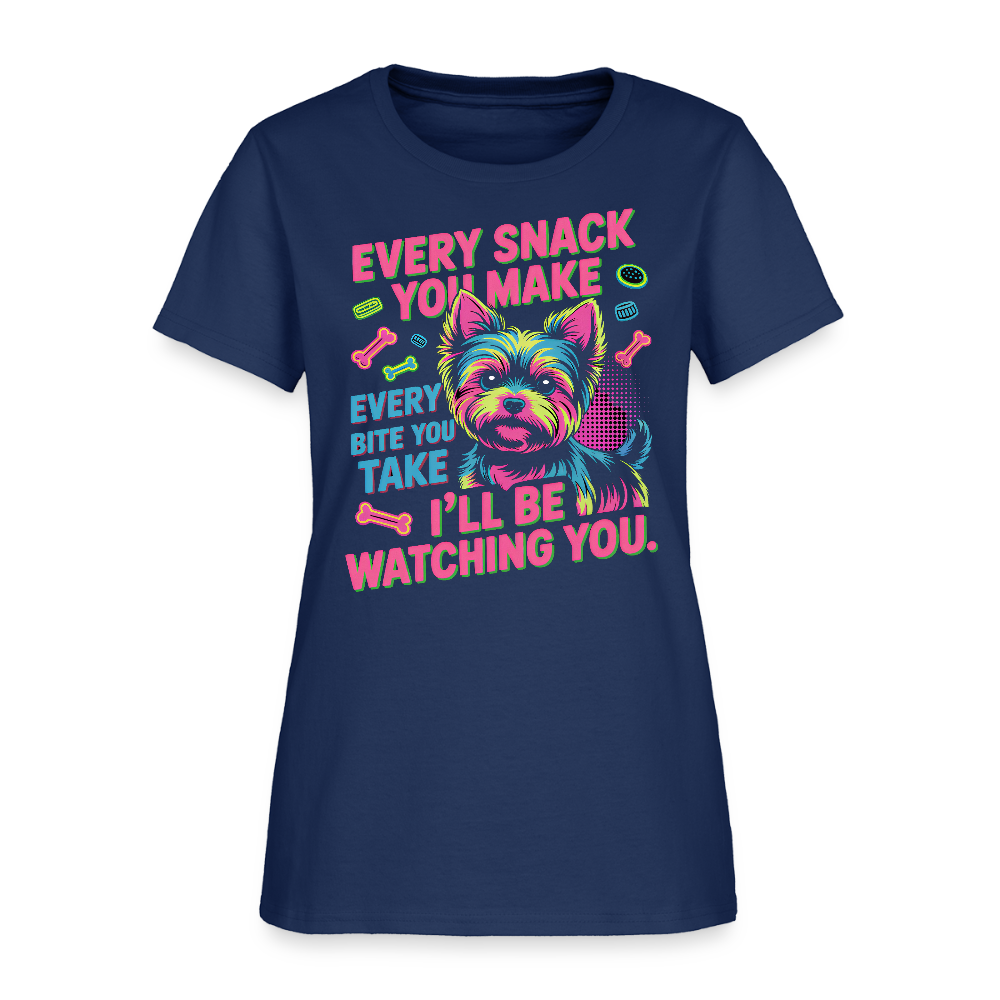 Every Snack You Make - Women's T-Shirt -  blue dusk