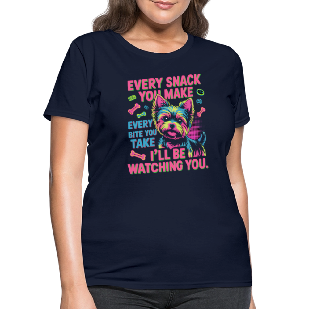 Every Snack You Make - Women's T-Shirt - navy