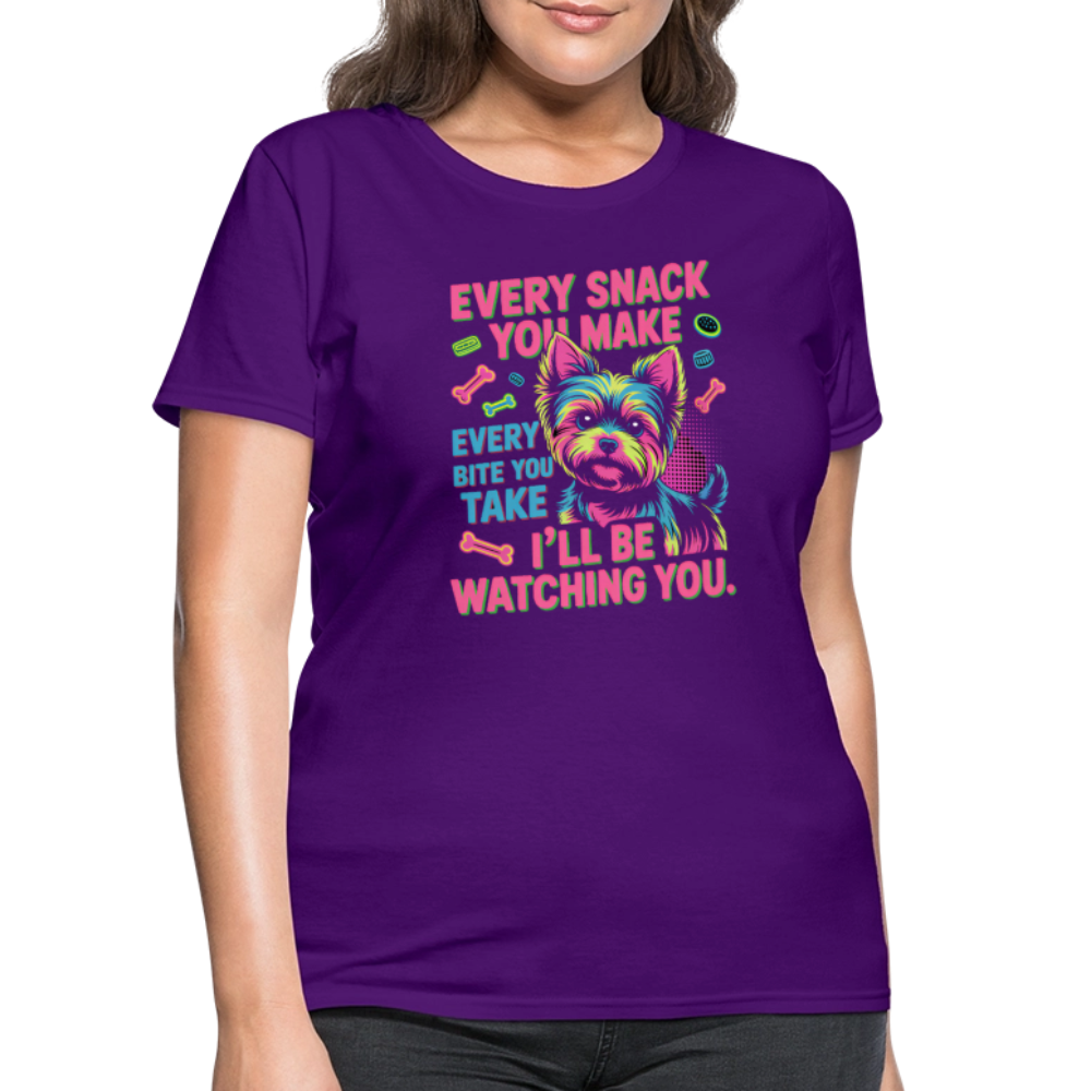 Every Snack You Make - Women's T-Shirt - purple