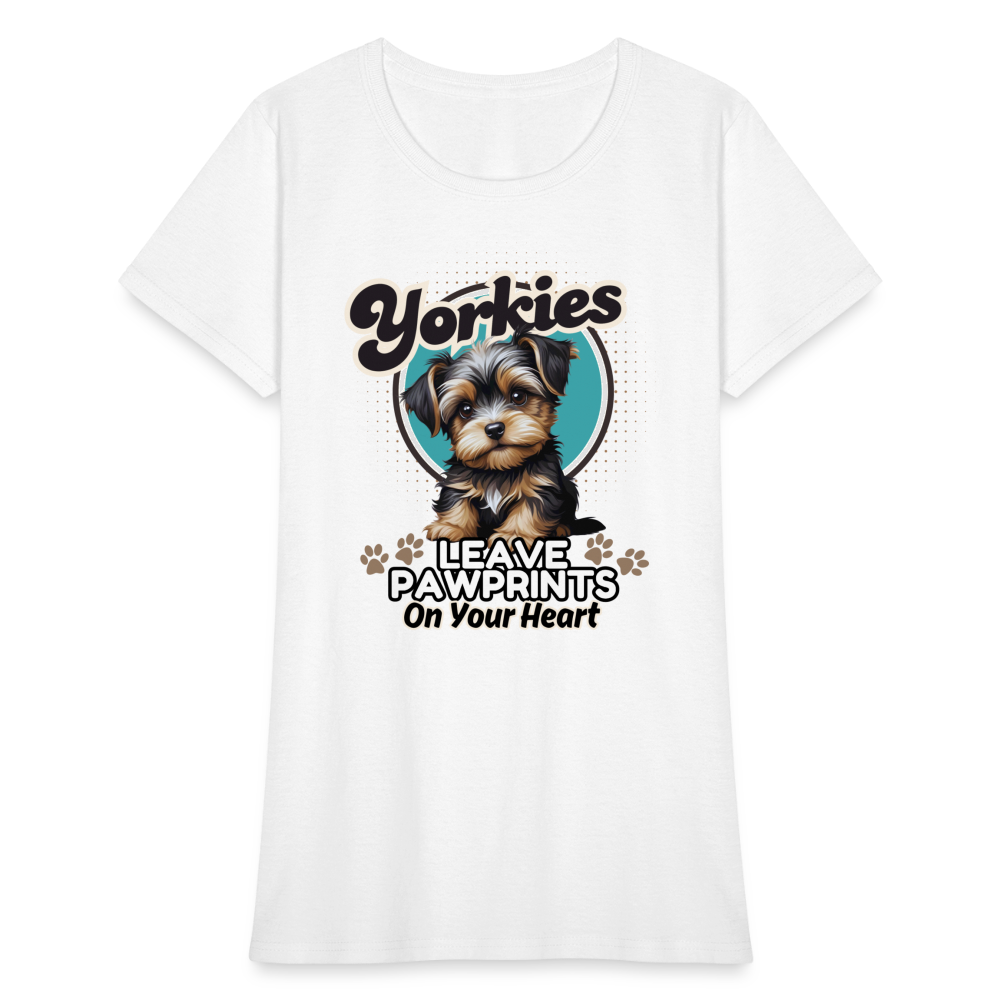 Leave Pawprints On Your Heart - White - white