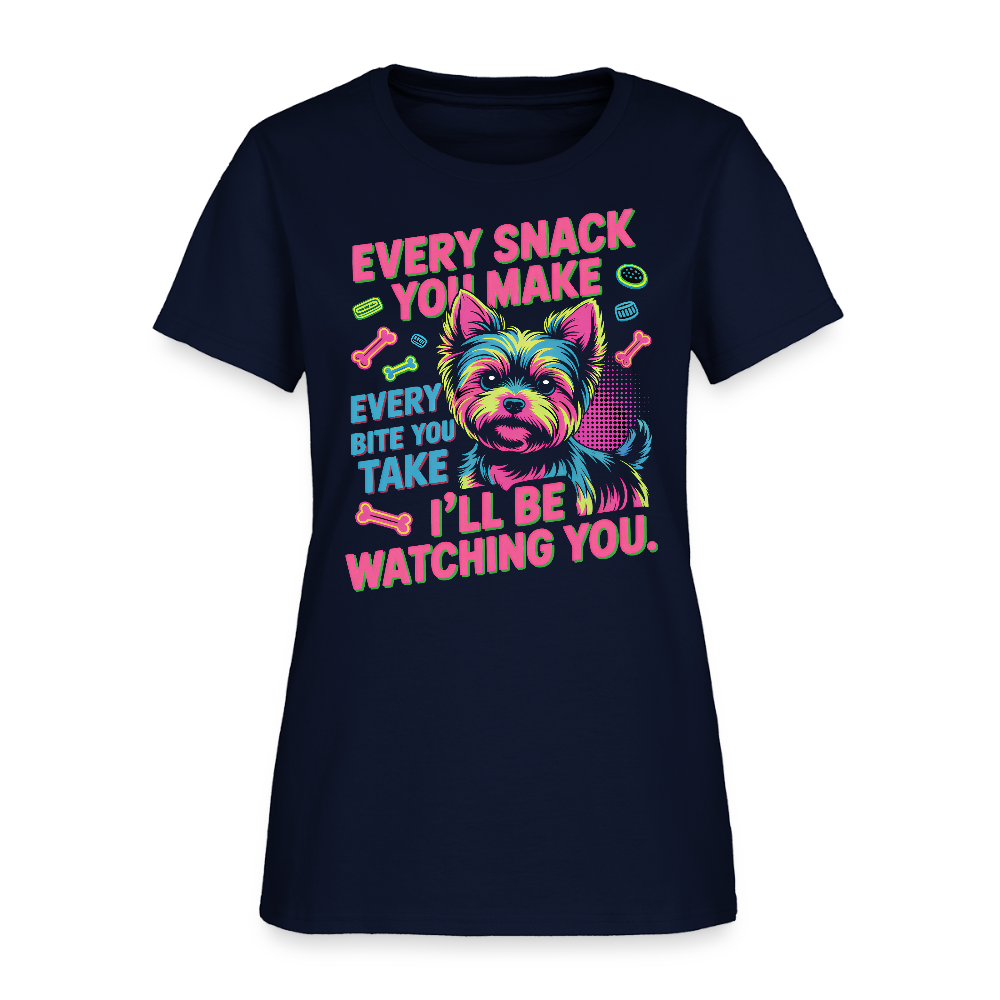 Every Snack You Make - Women's T-Shirt - navy