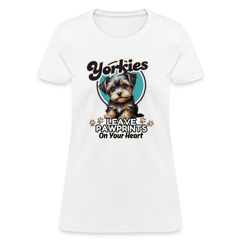 Leave Pawprints On Your Heart - White - white