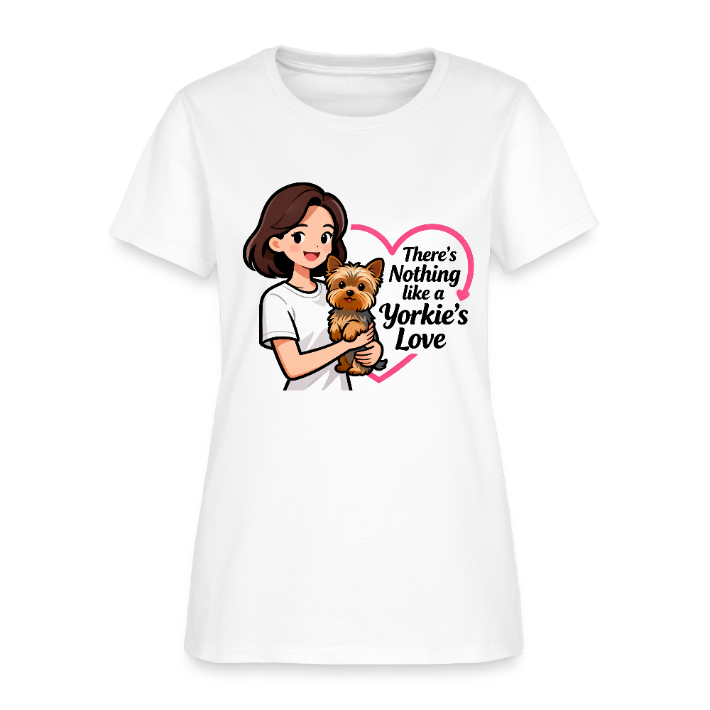 Nothing Like a Yorkie's Love - Women's T-Shirt - white