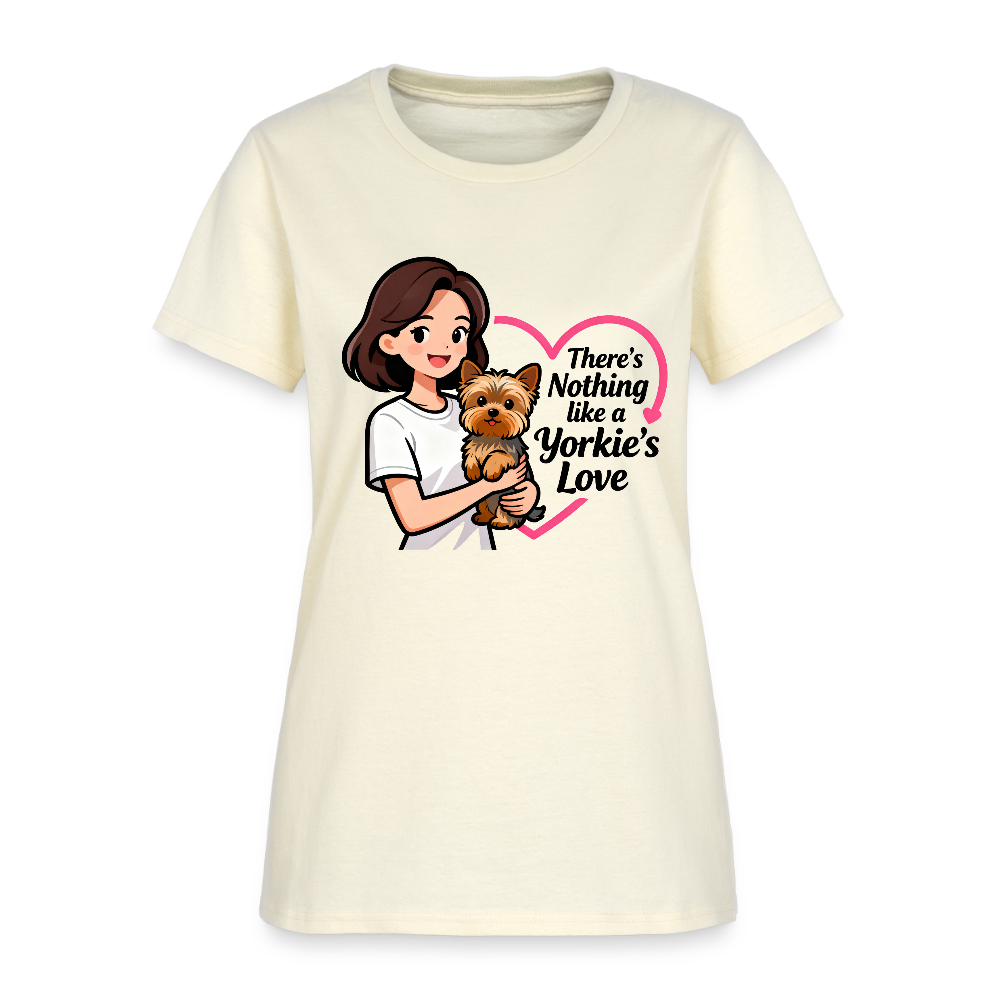 Nothing Like a Yorkie's Love - Women's T-Shirt - off white