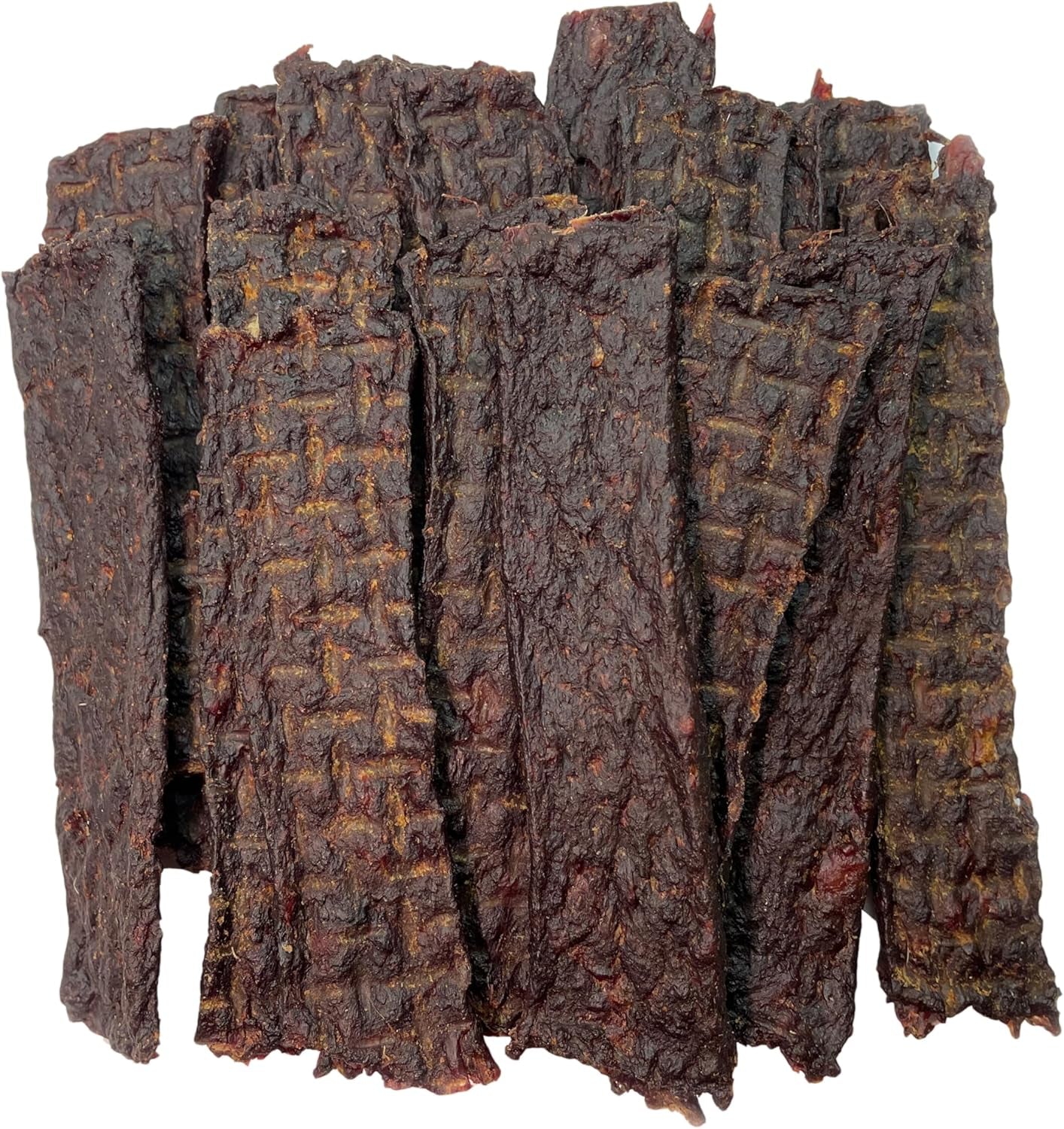 Biltong Style Venison Jerky Crunch Bars for Pets, Ultra Premium Single Ingredient All Natural Air Dried Dog Jerky Sticks, 8 Oz